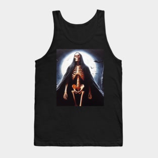 Skeleton at Night Tank Top